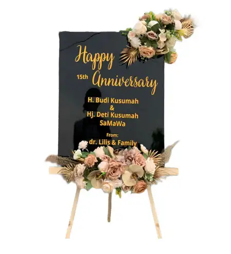 Papan Bunga Akrilik Kutuh