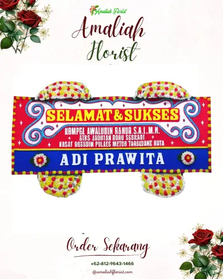 Papan Bunga Ucapan Selamat Kutuh